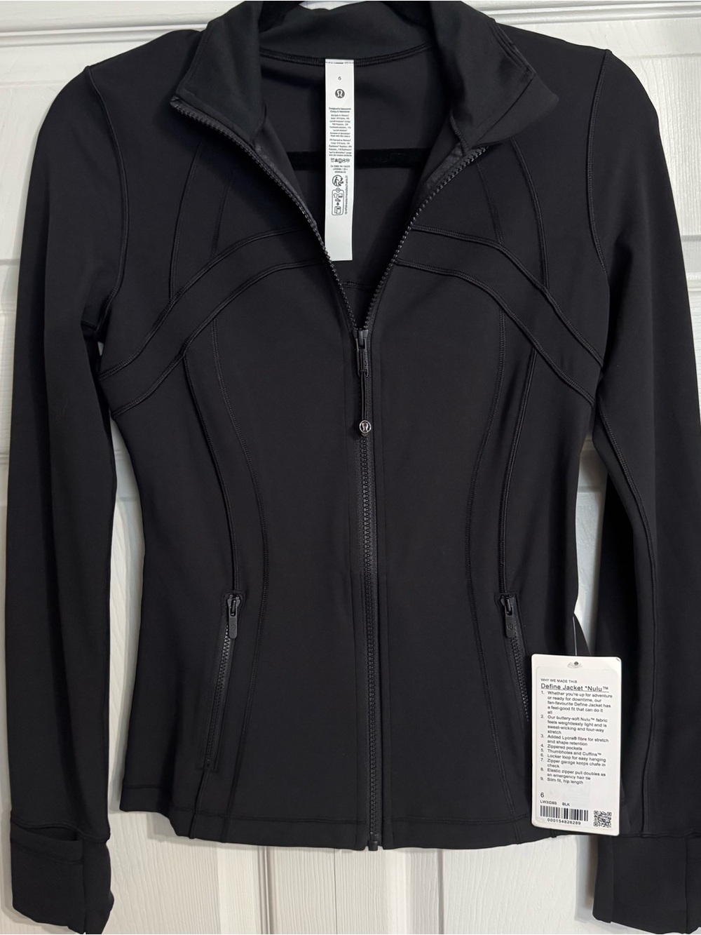 New with tags Lululemon athletica Black Define Jacket - Women's Full-Zip